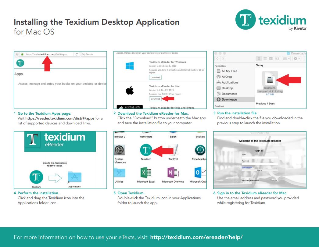 Installing the Texidium Desktop Application for Mac OS