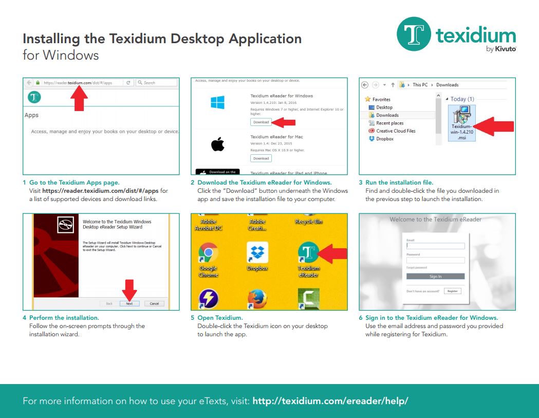 Installing the Texidium Desktop Application for Windows