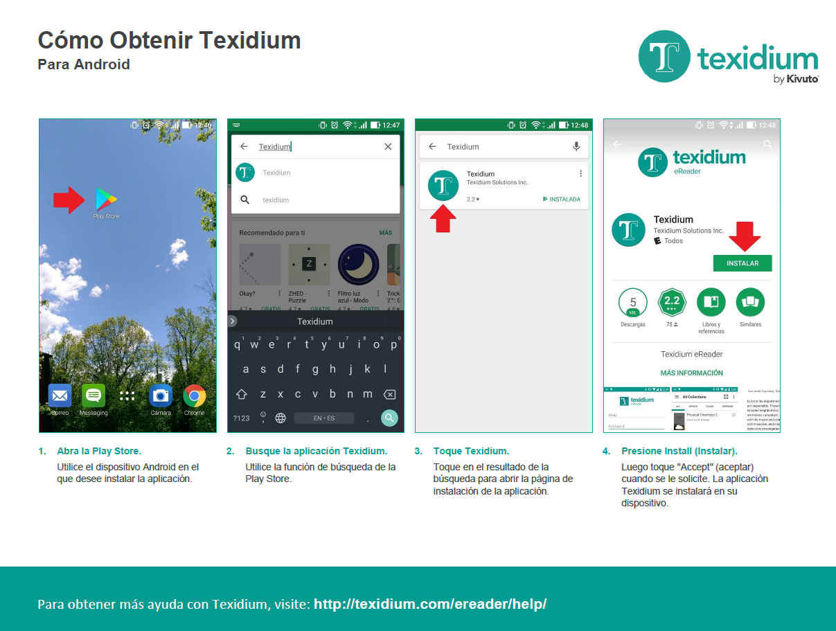 Cómo obtenir Texidium para Android