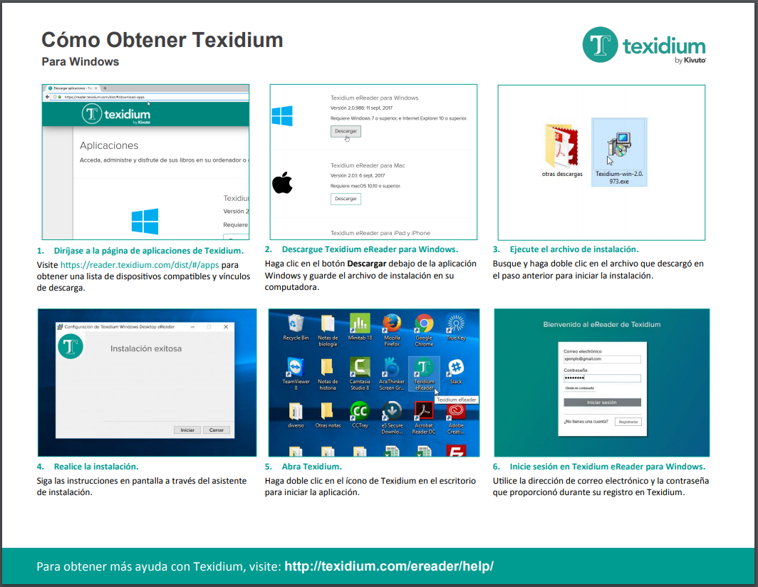 Cómo obtener Texidium para Windows