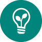 Green Light-bulb Icon